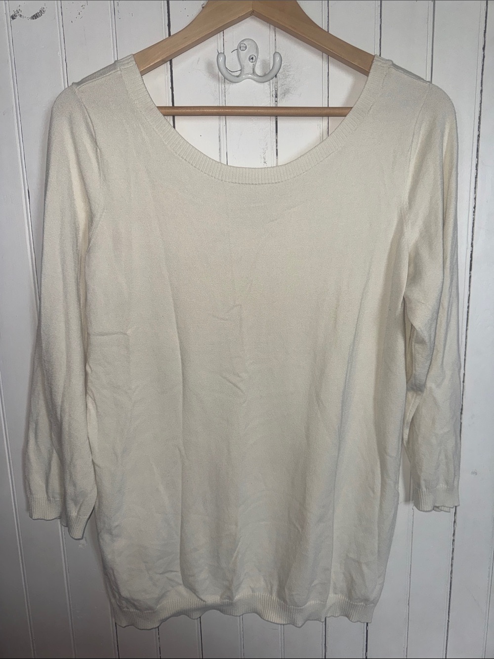 Banana Republic Lightweight Sweater White Size XL